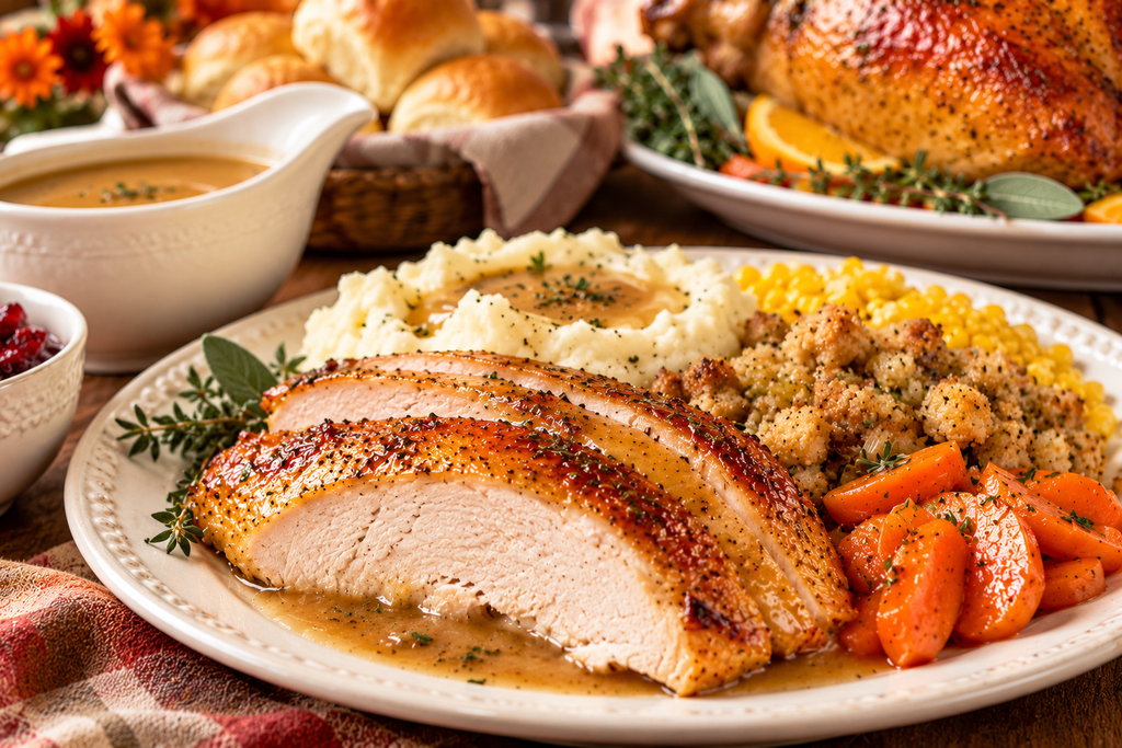Maple Orange Glazed Turkey